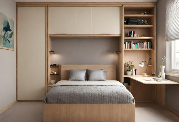 Transform your small bedroom like never before- A Tiny Bedroom's Organizational Magic