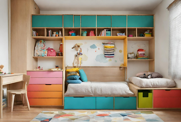 Transform your small bedroom like never before-Taming the Chaos in a Kid's Room
